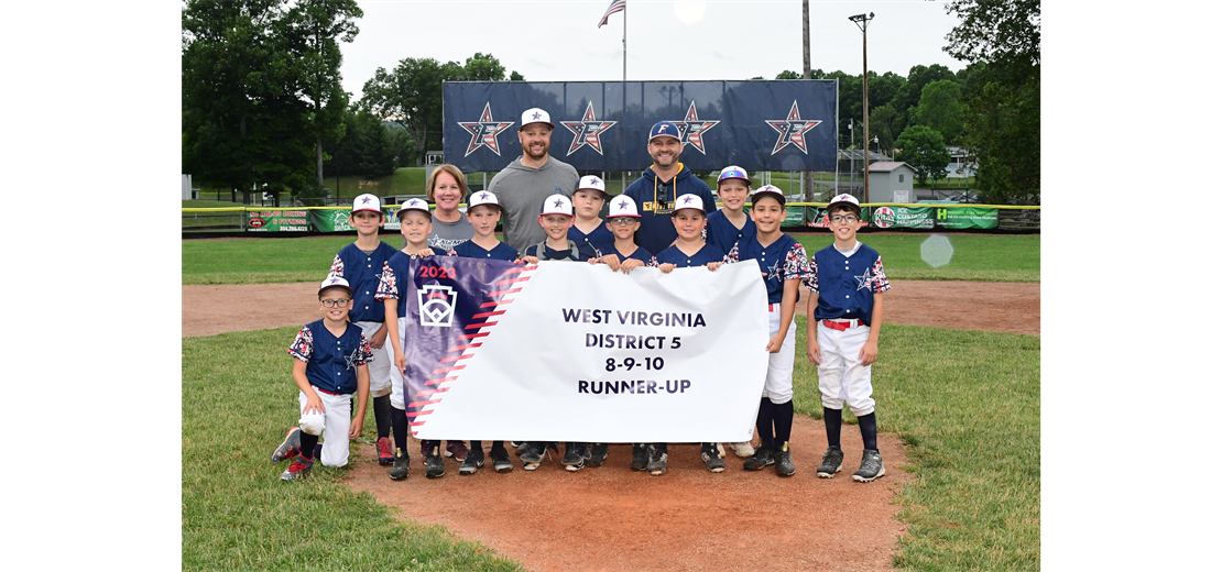 2023 WV District 5 Little League 8-9-10 Runner Up